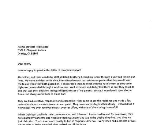 Jody Hudson Letter